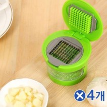 원터치 마늘 슬라이서x4개 야채다지기 집게형다지기다진마늘 마늘까기 마늘다지기 마늘다지기도구 마늘다지기용품 마늘분쇄기 마늘빻기 마늘손질 마늘쉽게까는법, 본상품