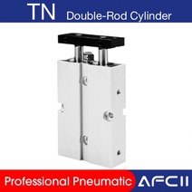 에어 공압 실린더Airtac 유형 TN 10 40 듀얼로드 더블 액션 TN10x200 TN16x30 TN20x80 공압 실린더 더블, 11 Stroke 60mm_01 Bore 10