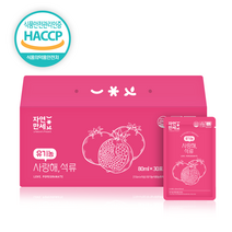 자연만세 유기농 사랑해 석류, 1박스 (80ml×30포), 80ml