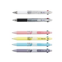 라인플러스 M-LINE 샤프식볼펜. 4색볼펜 UV인쇄무료 맞춤제작가능, 4색볼펜 다크퍼플 0.5
