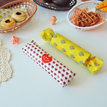 패턴 코팅 유산지 (20장 1세트), (4)오렌지체크20장