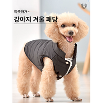 [보경샵] 강아지 겨울옷 패딩점퍼 애견옷 소형견 중형견 반려견 의상 조끼 따뜻하고 부드러운 옷 방수 방풍 옷, L, 레드