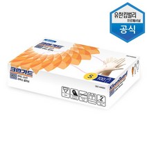 [크린가드] G10 Soft 천연고무 라텍스 글러스 식품용 장갑 100매 소형 44500, 소(S)