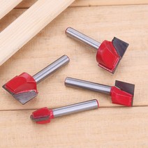 6mm 표면 기획 바닥 청소 목재 밀링 커터 CNC 조각 강철 나이프 샹크 라우터 비트 목공 도구, [02] 6x20, 02 6 x 20
