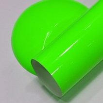 자동차 프리미엄자동차 스타일링 형광 핑크 비닐 스티커 광택 컬러 필름 자체 접착 포장, 02 green_06 60cm x 152cm