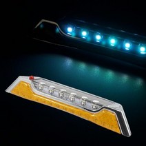 리플렉터 태양열 크롬사각 LED 경광등, 단일제품선택