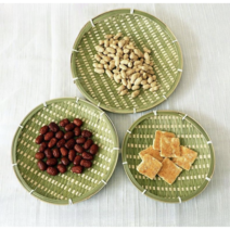 dbigters 대나무 채반 명절 전 부침개 모밀 소쿠리, 1개