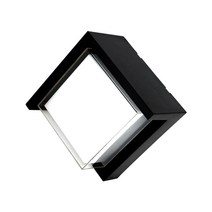 일루미 LED 벽등 15W 건물 외벽등 욕실등 복도등 직부등 베란다등 계단등 테라스조명 정원등 문주등 카페조명 펜션조명 전원주택 조경등 써클 스퀘어 벽부등 외부등 매장등 상가조명, 02일루미 LED 사각 벽등 15W - 주광색