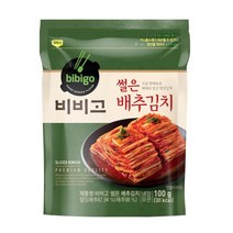 CJ더마켓 집반찬 집밥 가정식 자취템 탑티어 비비고 썰은배추김치 배추 총각 열무 국산 업소용 김치 100G, 13개