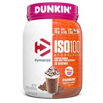 Dymatize 다이마타이즈 ISO100 가수분해 웨이 아이솔레이트 프로틴 던킨 모카 라떼 650g