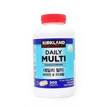 커클랜드 시그니춰 데일리 멀티 1515mg x 500정 종합 비타민 대용량 코스트코, 상세페이지 참조, 상세페이지 참조