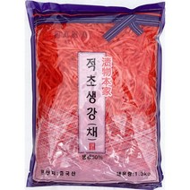 적초생강 1300g 베니쇼가 초밥 생강초 절임 생강채