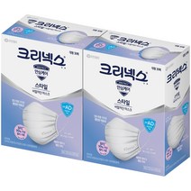 1+1 크리넥스 스타일 비말차단 마스크 대형 60매입 개별포장 대용량 여름용 마스크