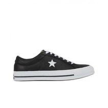 컨버스 원스타 로우 레더 블랙 Converse One Star Ox Leather Black