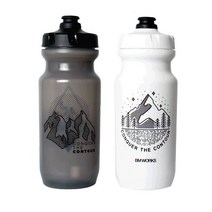 비엠웍스 자전거 스포츠 물통, 내추럴 타투 - 블랙, 600ml