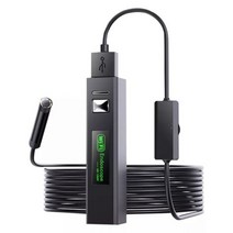 베이비모니터 스마트홈 펫 강아지 카메라 CCTV 산업용 내시경 8mm 1200P WIFI IP67 방수 하드 케이블 검사 IOS Android 자동차, [05] 10m, [01] Hard Cable