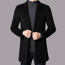 가바바 남성 겨울 숏코트 댄디함이 뿜뿜 나오는 시크한 정장 스타일 민무늬 포켓 카라 데일리 모직코트 G40981