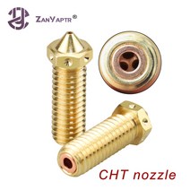클론 CHT 볼케이노 노즐 0.4mm 황동 엔더 3 1.75mm 3D 프린터 부품 용 하이 플로우 눈 프린트 헤드 6 개, 07 All 6 size