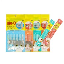 미오크리미 츄르 짜먹이는 고양이 영양 간식 네가지맛 15g 4개입, 미오크리미4pcs 연어15g
