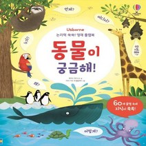 하나북스퀘어 Usborne 논리력 쑥쑥 영재 플랩북 동물이 궁금해