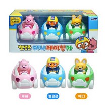 뽀로로 미니 레이싱카 3종세트 뽀로로/루피/ 에디