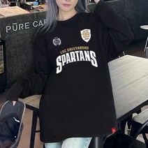 [봄신상/오버핏] 남여공용 FW 2023년 오버핏 프린팅 긴팔티셔츠 박스티 빅사이즈 루즈핏 긴팔티셔츠 LT-19