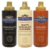 기라델리 화이트 초코 소스 카라멜 시럽 454G 3개 Aa14584 Global Brand 해외 직구상품