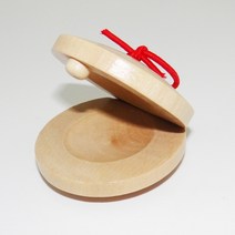 심벌즈 드럼 심벌 2pcs 악기 배꼽 춤 인도 황동 손가락 심벌즈 중동 소품, 02 1pc Wood color