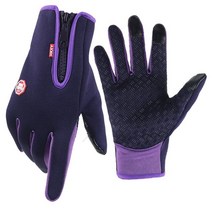 얇은발열장갑 등산벙어리 패팅 오프핑거 등산용Winter Warm Gloves Touchscreen Cold Weather Driving Glov, 04 Purple_03 L