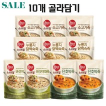 햇반 소프트밀 즉석죽 420g 10개 골라담기, 버섯야채죽420g 5개+단호박죽420g 5개