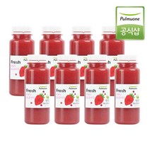풀무원녹즙 과채주스 프레시 스트로베리 190ml x 8병 / 딸기주스 딸기스무디, 8개, 상품상세참조