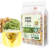 호나국제 사무실 건강차 금은화 갈대뿌리차 과일차 화차 꽃차 모았습니다~봉/50티백, 3개