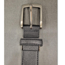 NC불광점 예작 **명품 벨트 빅세일** 블랙 일반 비조 버클 분체 수동 가죽 벨트 YJ3ST1157BK