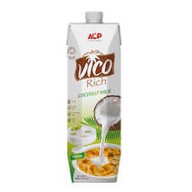 허니트리 리치 코코넛 밀크, 1000ml, 6개
