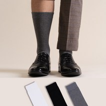 남성 남자 신사 정장 무지 롱 장목 양말 4켤레세트