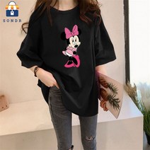 손드르 여사 디즈니 빅 사이즈 박시 반팔 티 (7색)