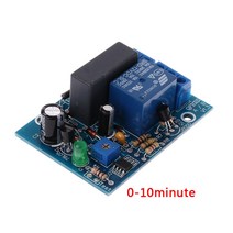 AC 220V 조정 가능한 타이머 지연 스위치 켜기/끄기 시간 릴레이 모듈, 01 1