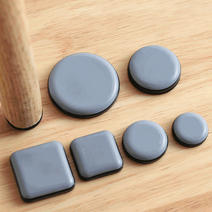 가구패드 식탁 의자 발 커버 다리커버 슬라이드 테프론 층간소음방지, 테프론 가구패드(사각형)_40mm, 1개