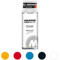 모로토우 어번파인아트-스페셜시리즈 반투명 5색(아크릴 스프레이 페인트), 428 Black