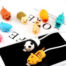 1+1 동물친구들 단선방지 케이블 보호캡, 북극곰