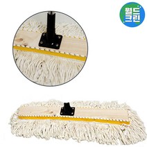 월드크린 원사 강당 걸레 60cm 스크류 밀대 막대 체육관 기름 마포 대 걸레 청소, 원사 강당 걸레 60cm 스크류 장착