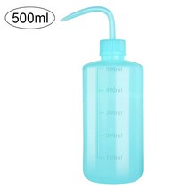 타투 크림 보습250/500ml 플라스틱 문신 세척 병 속눈썹 확장 청소 Squeezy 영구 메이크업 용품을 측정, 한개옵션1, 04 500ml Blue