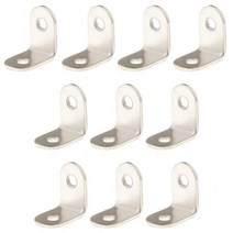 4x 10팩 코너 L 브래킷 앵글 브래킷 스테인리스 스틸 앵글 지지 브래킷, 설명, 25x25x16mm