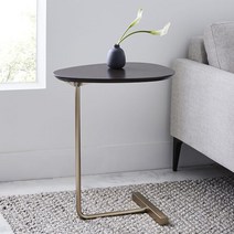 [이퍼니쳐] 에그셰입 사이드 테이블, E스타일(블랙골드)