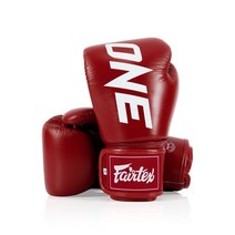 페어텍스 Fairtex 복싱 글러브 소가죽 권투 샌드백 킥복싱 훈련 글러브, 레드