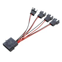 전원분배기 호환 케이블 어댑터 4 핀 Molex-소형 전원 분배기 연장, 01 One  fourth