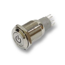 차량용 LED 전원스위치 다용도스위치 푸쉬락 5컬러, 04. 옐로우