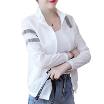 저스고 가을 여성 윈드 자켓 바람막이 화이트 핑크
