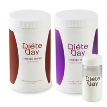 디에트데이 다이어트 쉐이크 2종 보틀세트, 코코아맛, 고구마맛, 보틀1개(기본사은품), 1세트