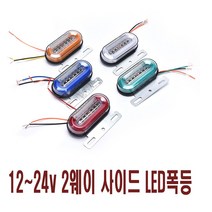 화물차 노면 차폭등 탑차 시그널램프 미등 24v 후미등 후진등 경광등 윙바디 코너등 사이드램, 노면차폭등(화이트)